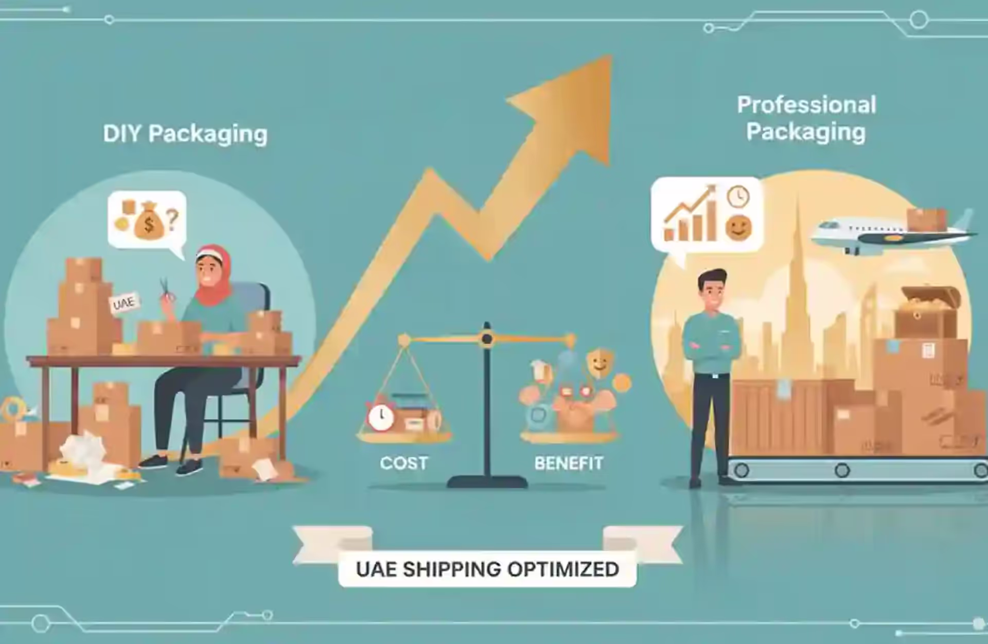 DIY Packaging vs Professional: True Cost Comparison for UAE Shipping
