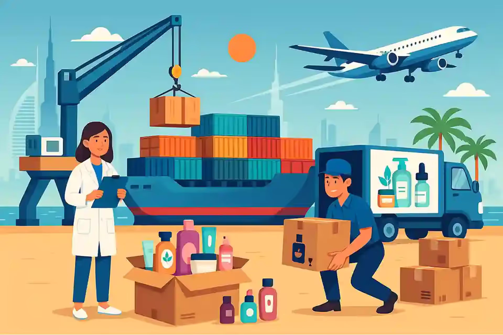 Shipping Cosmetics & Skincare to the UAE: Compliance, Storage & Transport Risks