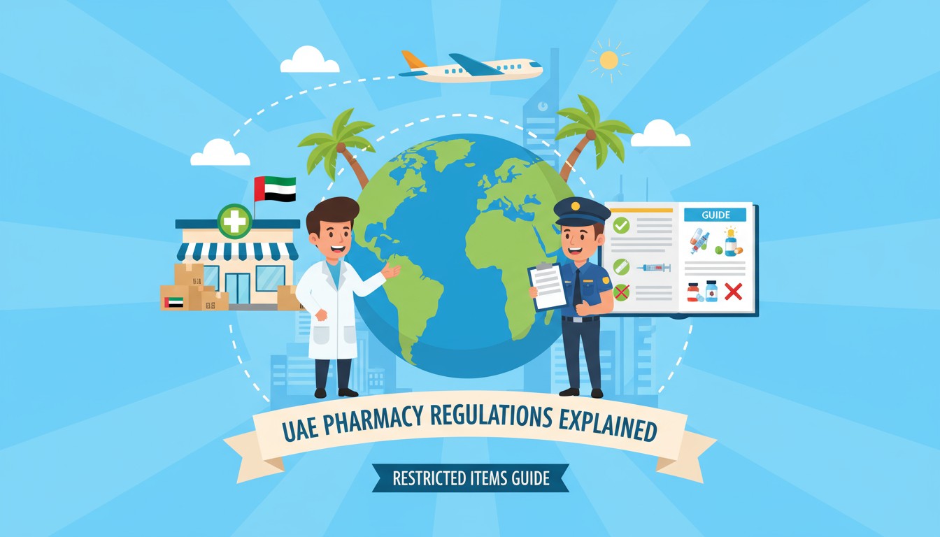 Shipping Medications Internationally: UAE Pharmacy Regulations Explained